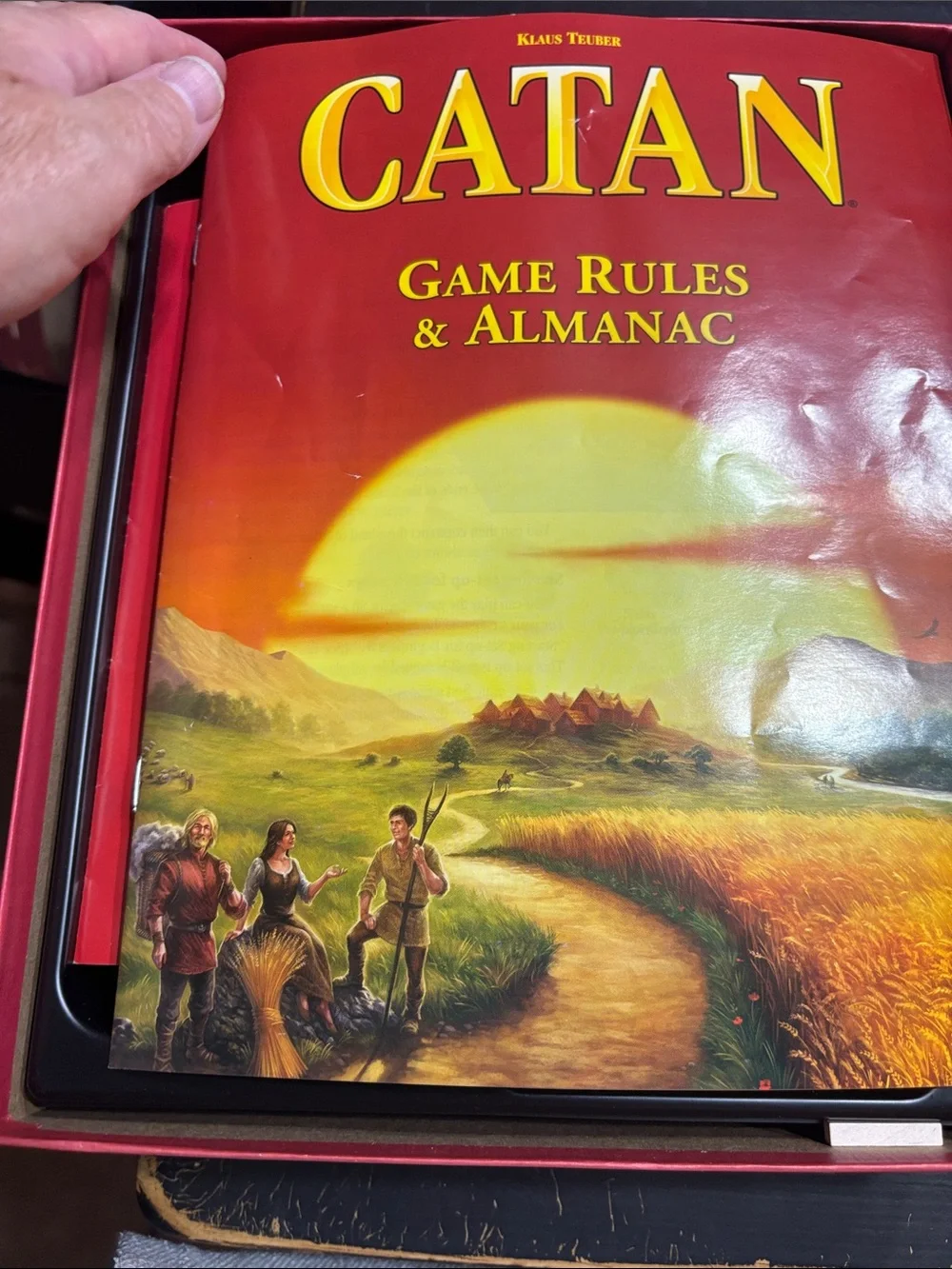 Catan Board Game - Red Box - Klaus Teuber